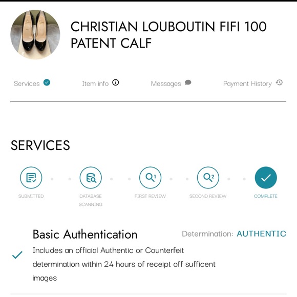 Christian Louboutin Fifi 100 Patent Calf - Picture 10 of 10